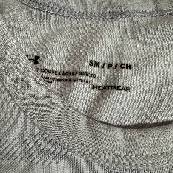 Under Armour Boys Size Small Gray Camouflage Men's T-Shirt - Picture 5 of 8